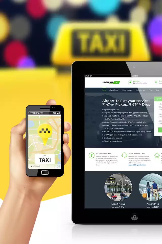 Taxi App Design & Development Solution Company Bangalore, India