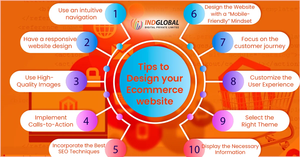 Tips to design your Ecommerce website with magento