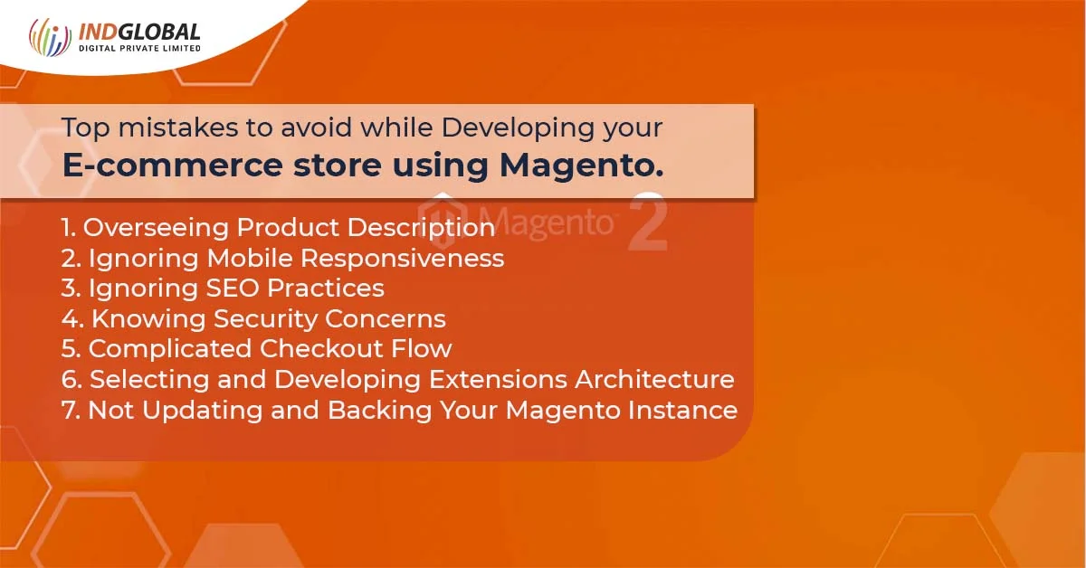 top mistakes to avoid while developing your e-commerce store using Magento